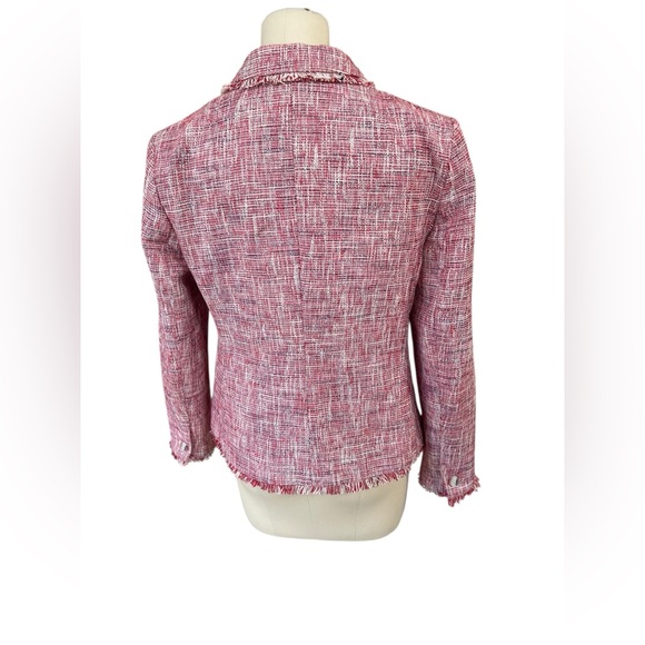 Banana Republic Tweed blazer size 8 cotton - Picture 3 of 8